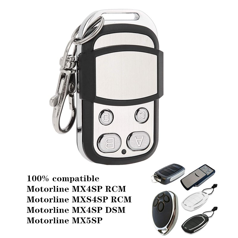 NEW MOTORLINE MX4SP DSM Gate Door Opener 433MHz Transmitter Motorline MX4SP RCM / MXS4SP RCM / MX5SP Garage Remote Control
