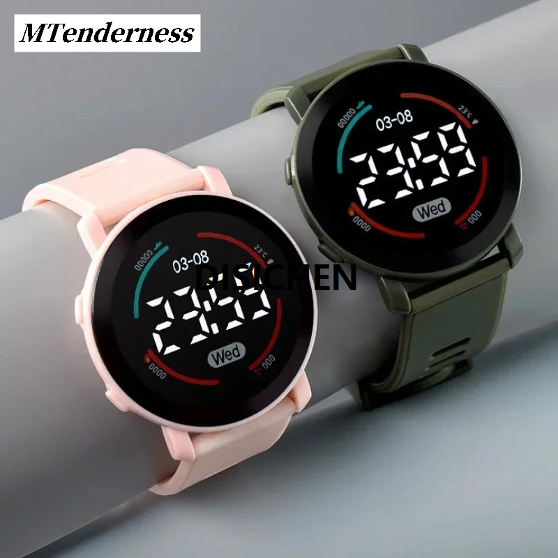 DISICHEN MTenderness nicos Clock Digital Watch Sport Luminous LED2025 New Fashion Round Waterproof Electronic Watch for Men and Women Relojes Electró Luxury