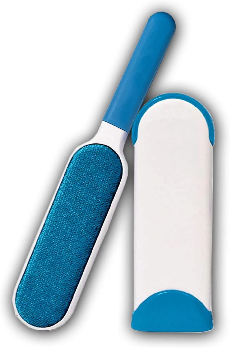 Pet Fur Remover & Lint Brush - Reusable, Self-Cleaning, Effective on Clothes, Carpet, Sofa, Car Seat