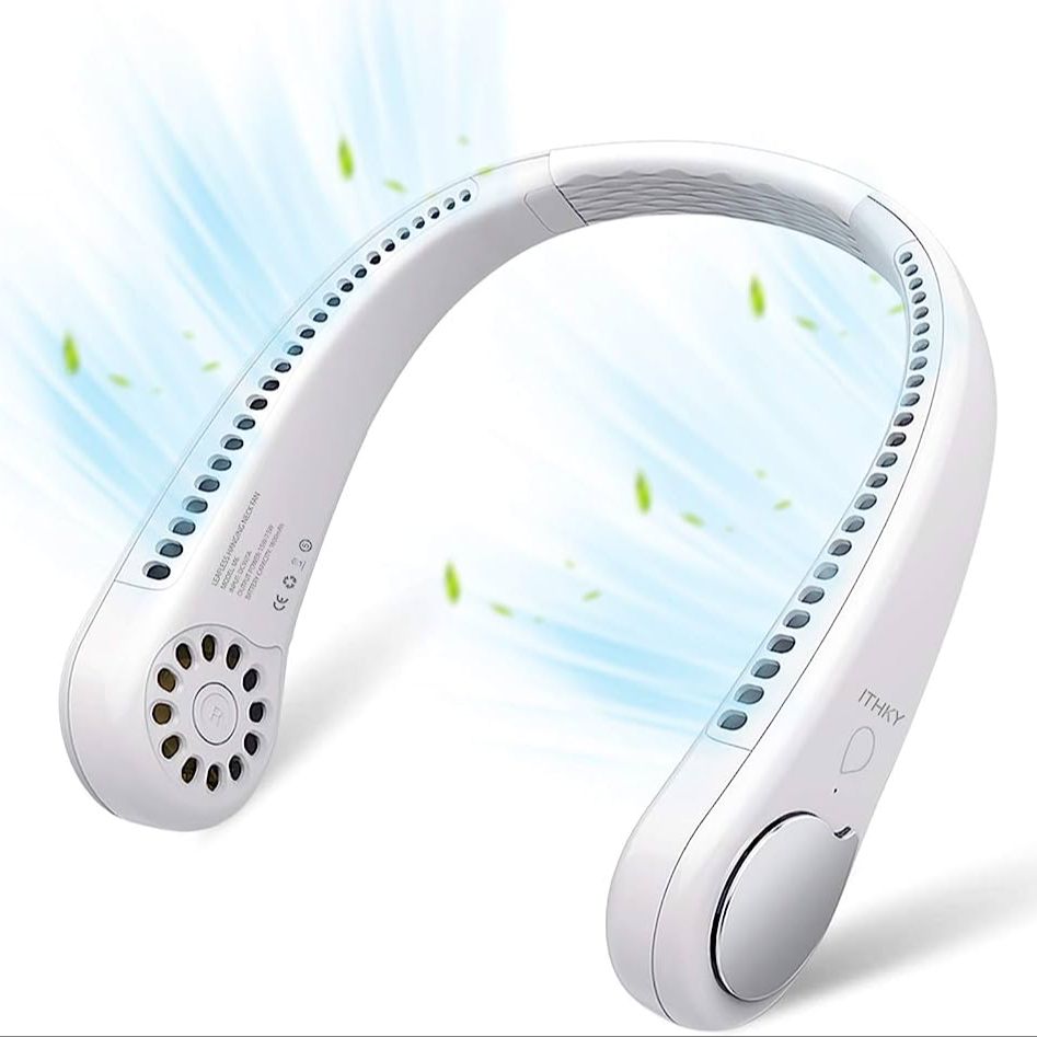 3 Speeds Portable Neck Fan Hands Free Hanging Fan Rechargeable
