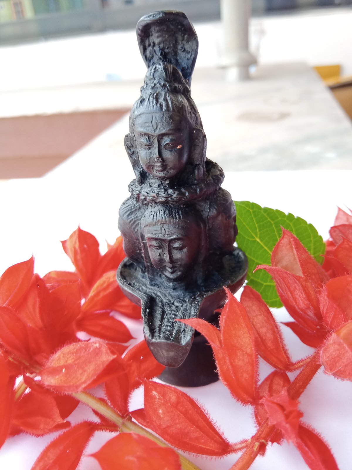 Unbreakable 5 Faces Panchmukhi Lord Shiva Statue Murti Lingam for Puja and Vastu Dosh Niwaran - Shiva Lingam