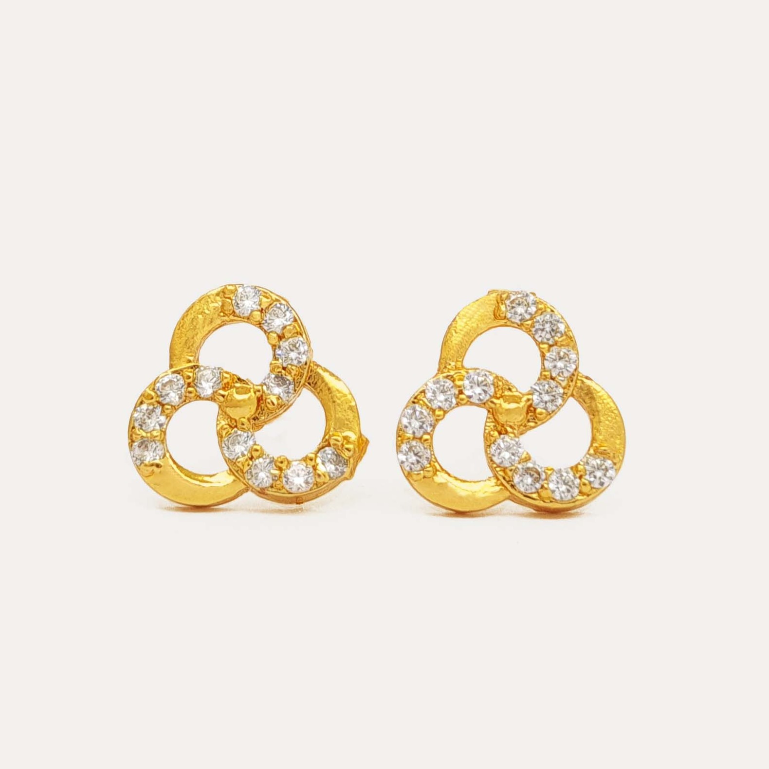 Panchadhatu Gold Plated One Pair Earring Top For Girls And Women