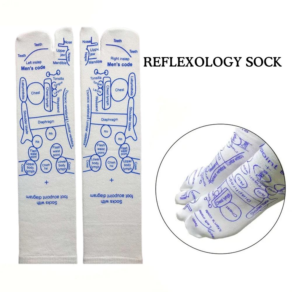 HOT 1 Pair Massage Stick Acupressure Socks Pedicure Foot Hole Massage Plantar Novice Socks Socks Foot Acupoint Point Figure