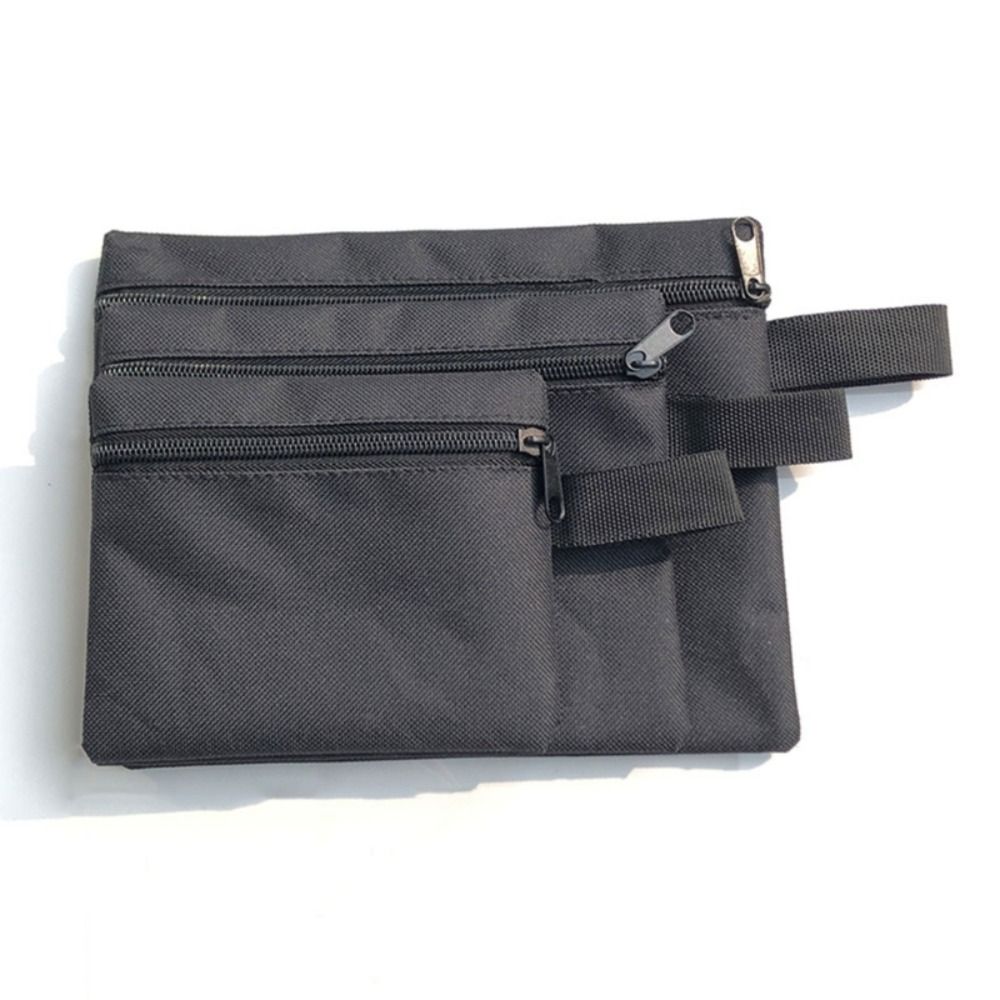 Multifunctional Oxford Fabric Hand Tool Bag Zipper Large Capacity Hardware Tool Organizer Handbag Wear-resistant Travel Organizer Bag