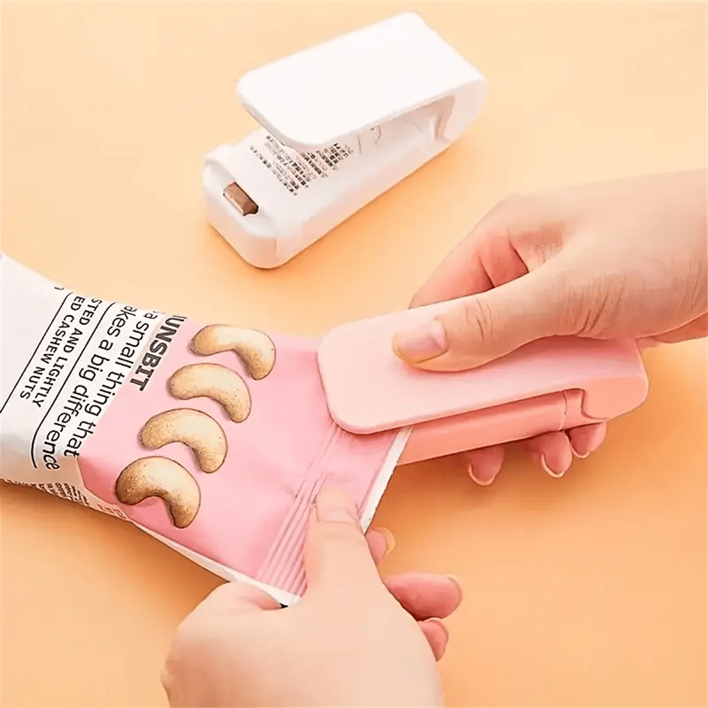 Mini Hot Bag Sealer | Portable Plastic Food Packaging Sealer | Household Kitchen Vacuum Sealer