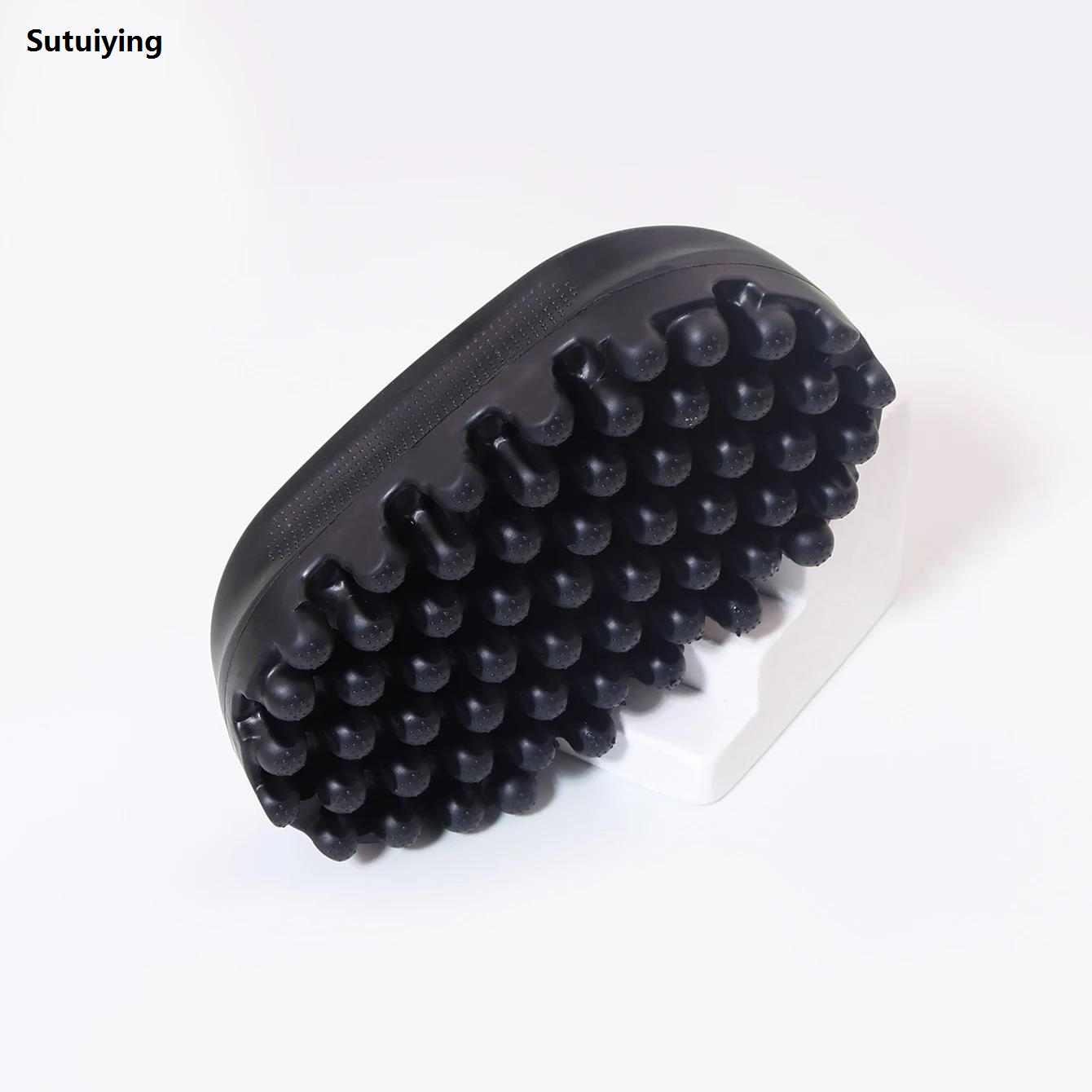 Sutuiying 1Pc Luxury Twist Styler Brush, Durable Washable Afro Curl Sponge Racket for Barber Daily Use, Ideal for Curly, Coiled, 4C Hair