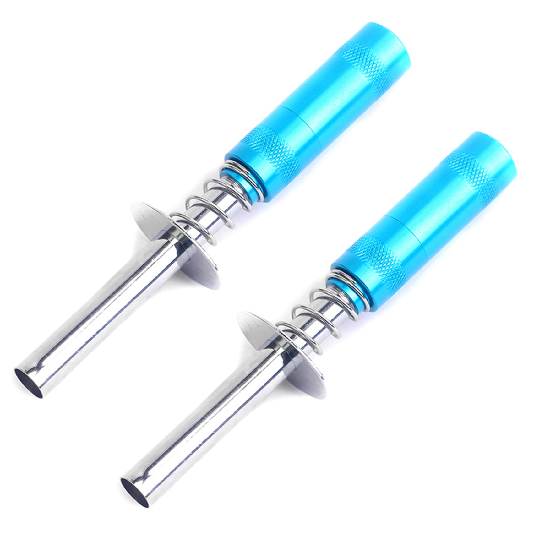 NAMUNY 2X AA Battery Glow Plug Igniter Ignition Tools for 1: 10 RC Car Blue