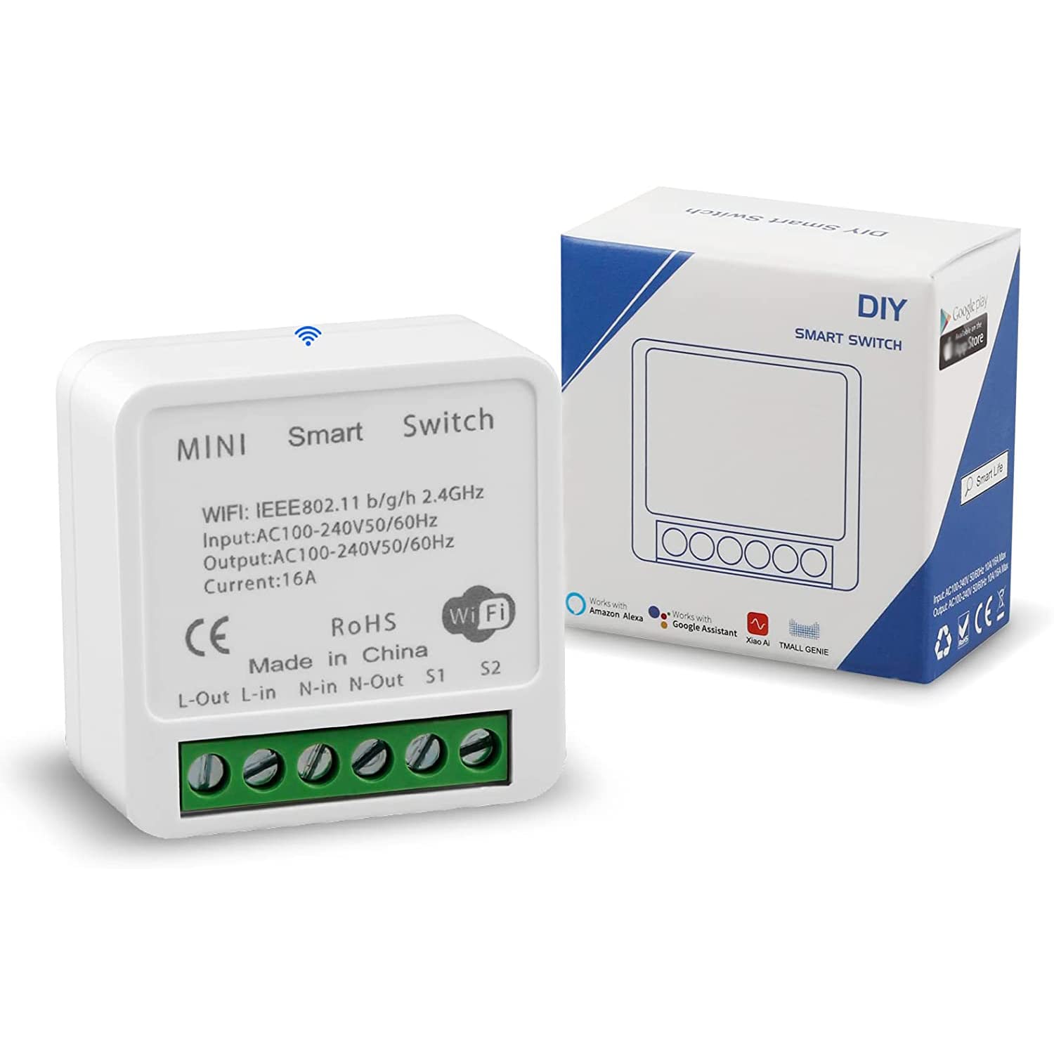 Smart WIFI 16A Mini Smart Wifi DIY Switch
