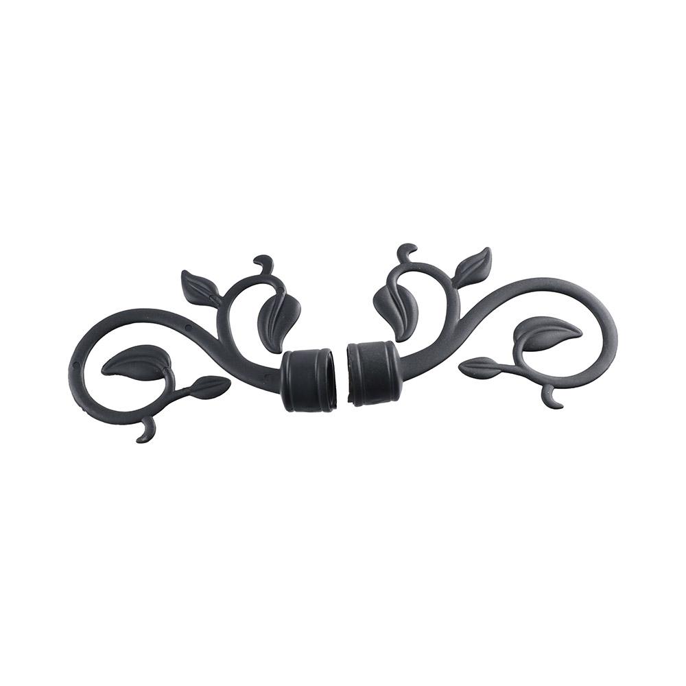 Fashionable Ends Heads Curtain Pole Finials Imitation ABS Material Roman Rod American Style Unique Shape Room