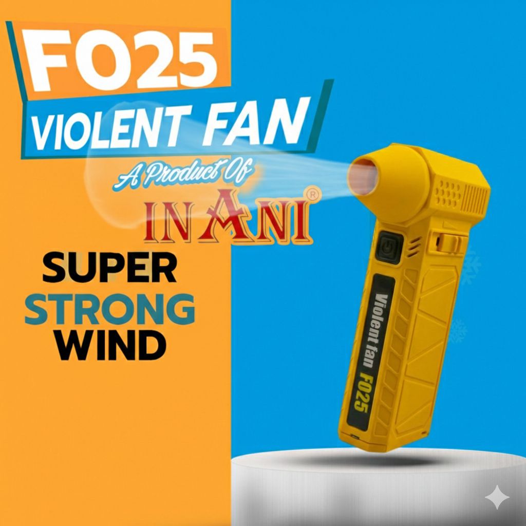 Jet Air Blower 180000RPM Turbo jet fan With Brushless Motor | Electric Air Duster 50m/s Mini Turbo Violent Fan Rechargeable Jet Dry Blower for Car, keyboard,mobile, truck and more with Air Flow Adjuster.