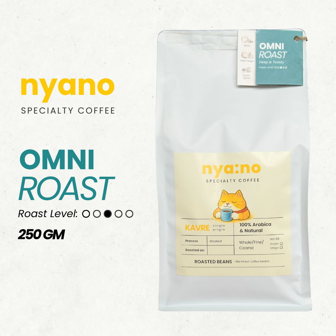 Nyano Coffee - Medium/Omni Roast (250 gms)