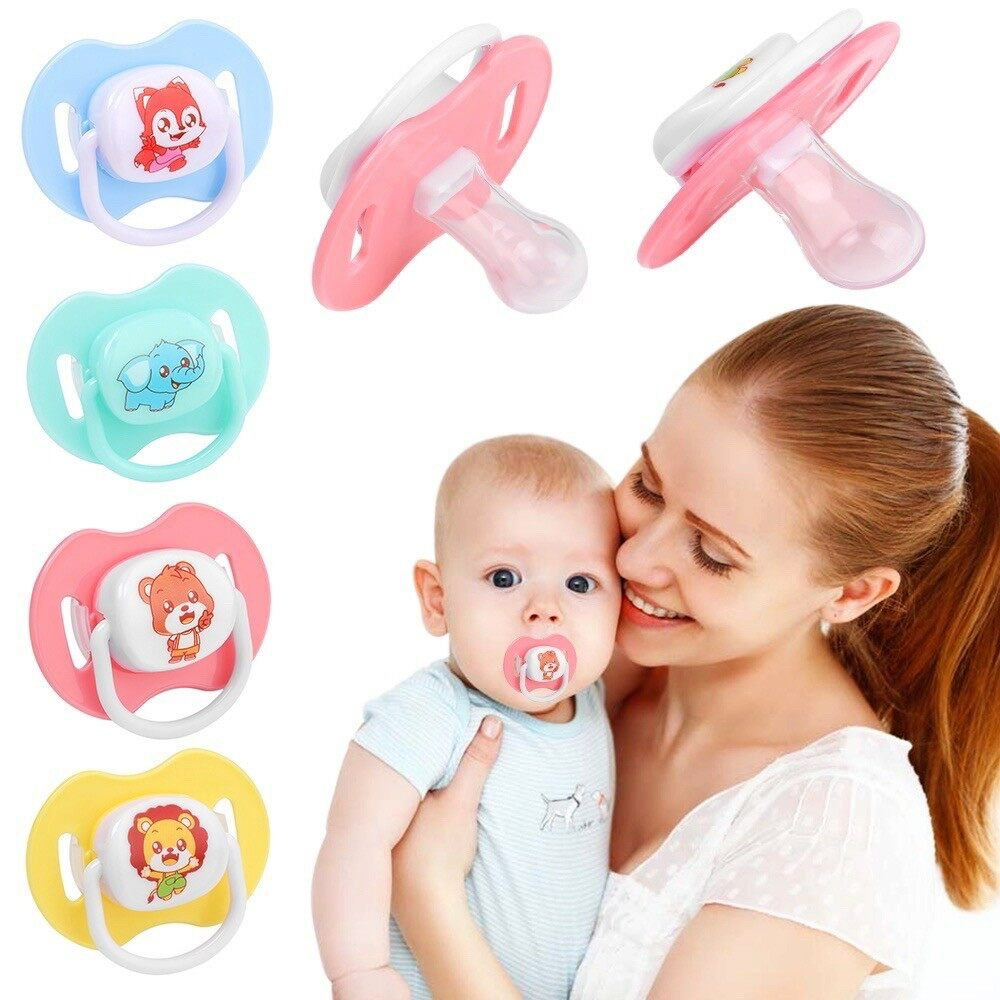 Mumlove Baby Pacifiers With Soft Silicone Nipples - Random Color