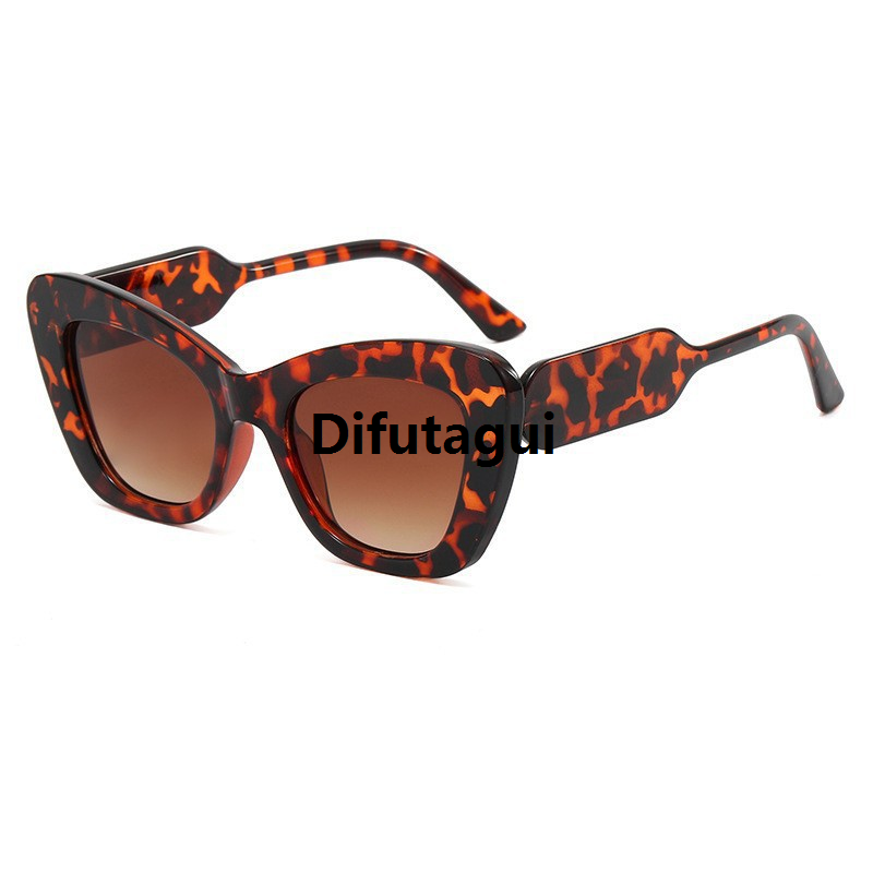 Difutagui Fifty percent discount [ New ] Exaggerated Personalized Sun Glasses Affordable Female Stage Show Glasses Fashion All-Match Fashion Sunglasses Male