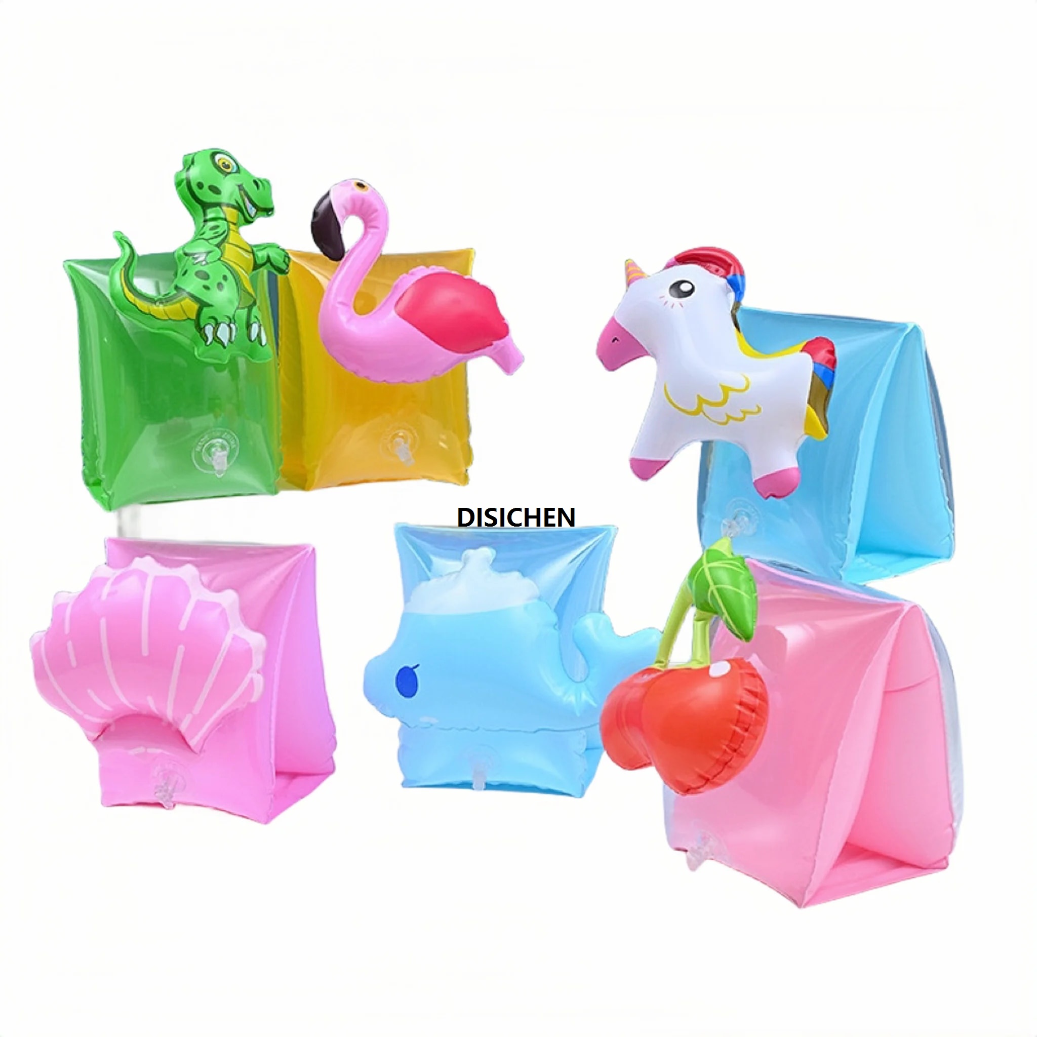 DISICHEN Pool Floats for Children Baby Swimming Pool Floaters Swim Tube Supplies Inflatable Buoys Swimming Armbands Pool Toys Profesional