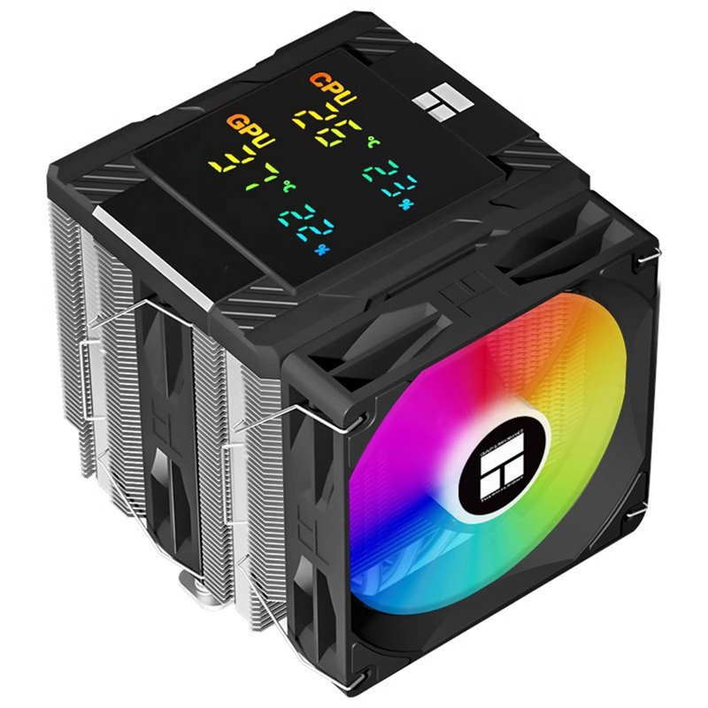 PA 120 Digital CPU Cooler 6 Heat Pipe/CPU/CPU Simultaneous Monitoring Supports LGA1851/1700/AM5 ARGB
