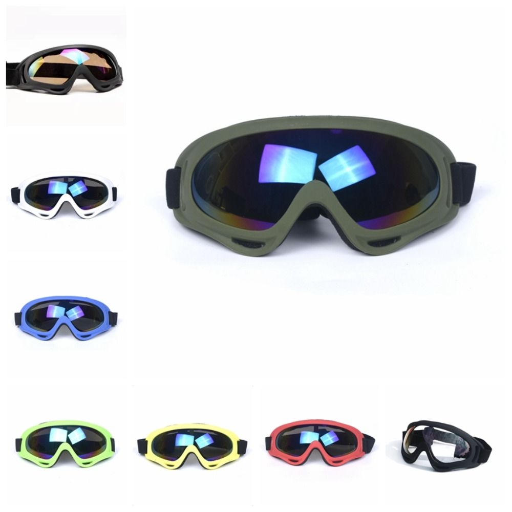 Sports Windproof Riding Glasses Dustproof Adjustable Cycling Glasses Portable Durable Motorcycle Glasses Mountain Climbing