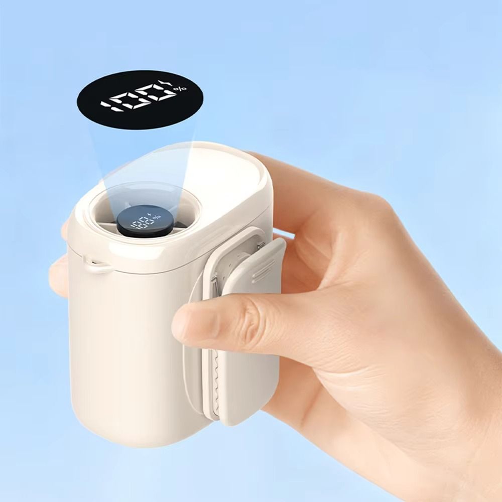 2024 New Handheld Small Fan Portable Portable Small Mini Rechargeable Ultra Quiet Office Desk Small