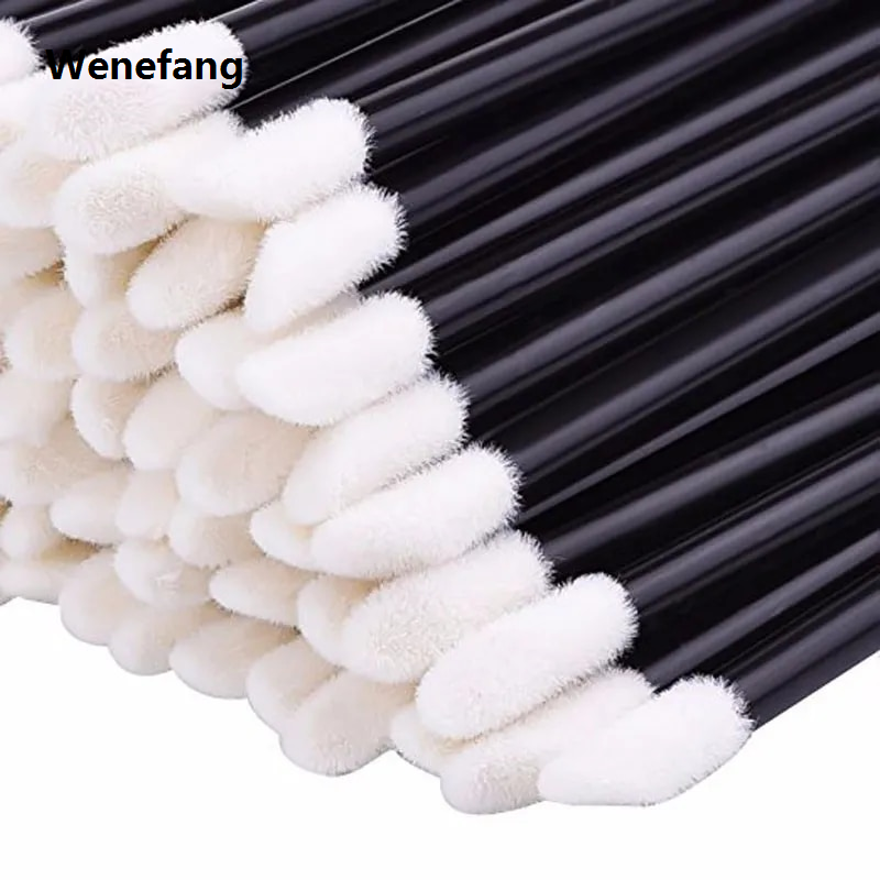 Wenefang 50/250/500/2000 PCS Disposable Lip Brush Women Accessories Wholesale Lipstick Gloss Wands Applicator Perfect Best Make Up Tools