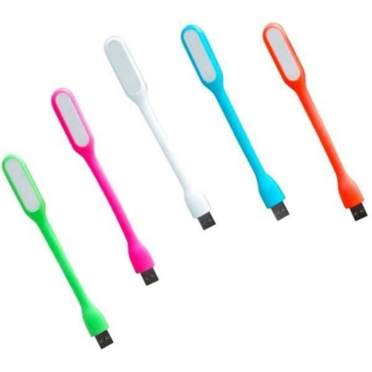 5pcs Mini Bendable USB LED Lamp Portable Keyboard USB Light