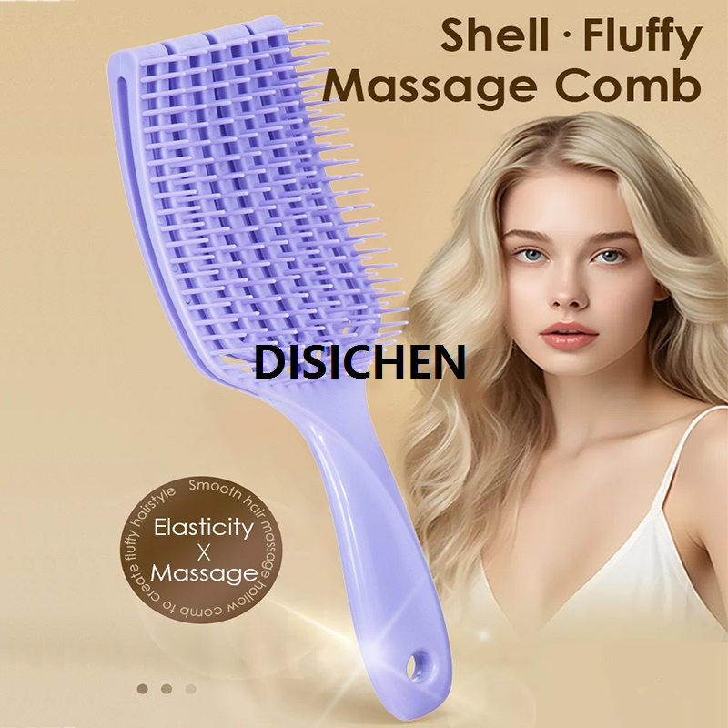 DISICHEN Fashion Hair Massage Air Cushion Comb Brush Scalp Hairbrush Detangle Anti Static Salon SPA Hairdressing Styling Tool Oval Round