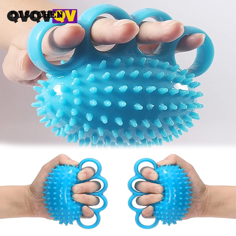 DISICHEN Luxury 1Pcs Hand Grip Exerciser Strengthener,Four Finger Exerciser Ball and Hand Exercisers for Strength,Therapy Ball for Hand Cramps