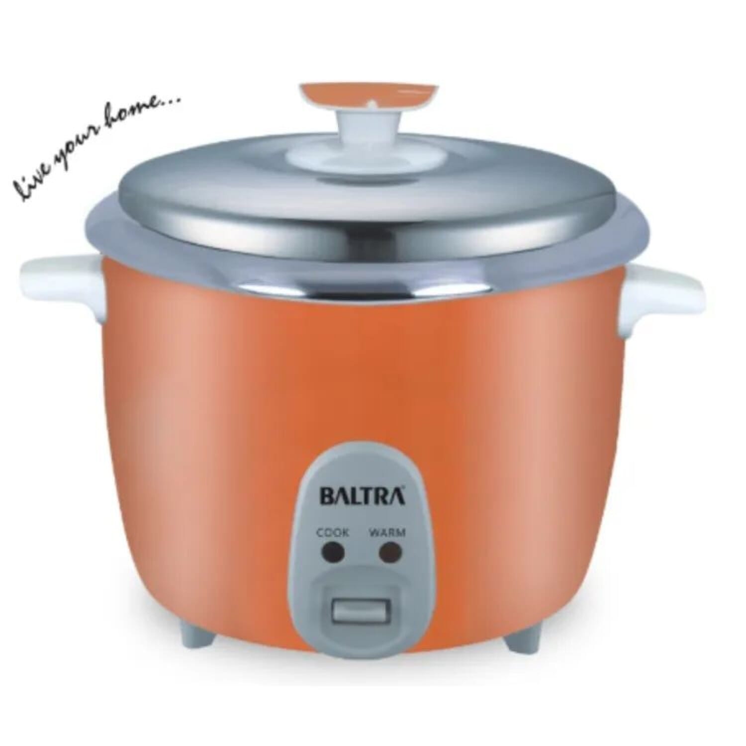 Baltraa Steel Rice Cooker 1.8Litre