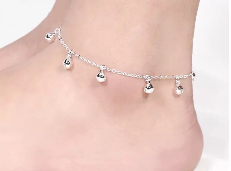 【New Arrivals】Direct selling beach anklet European and American bell chain cute bell anklet student simple jewelry wholesale hot selling