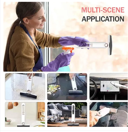 Portable Mini Mop , Super Absorbent Mini Household Cleaning Tool Hands Free Hand Free Mops Sponge Cleaning Mop for Glass, Home