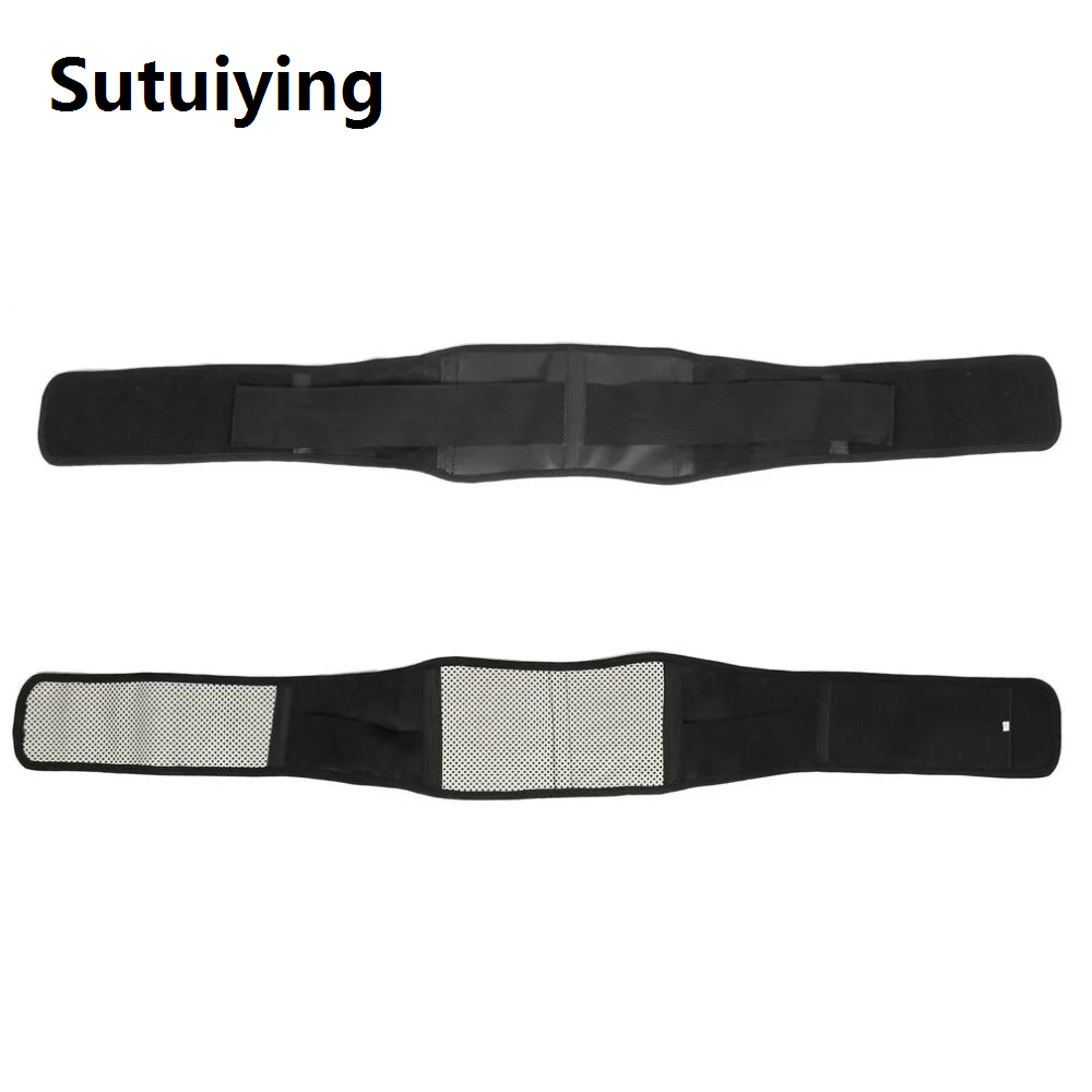 Sutuiying 1pc Adjustable Pad Tourmaline Magnetic Belt self-heating Lumbar Support Brace Double Banded Wholesale