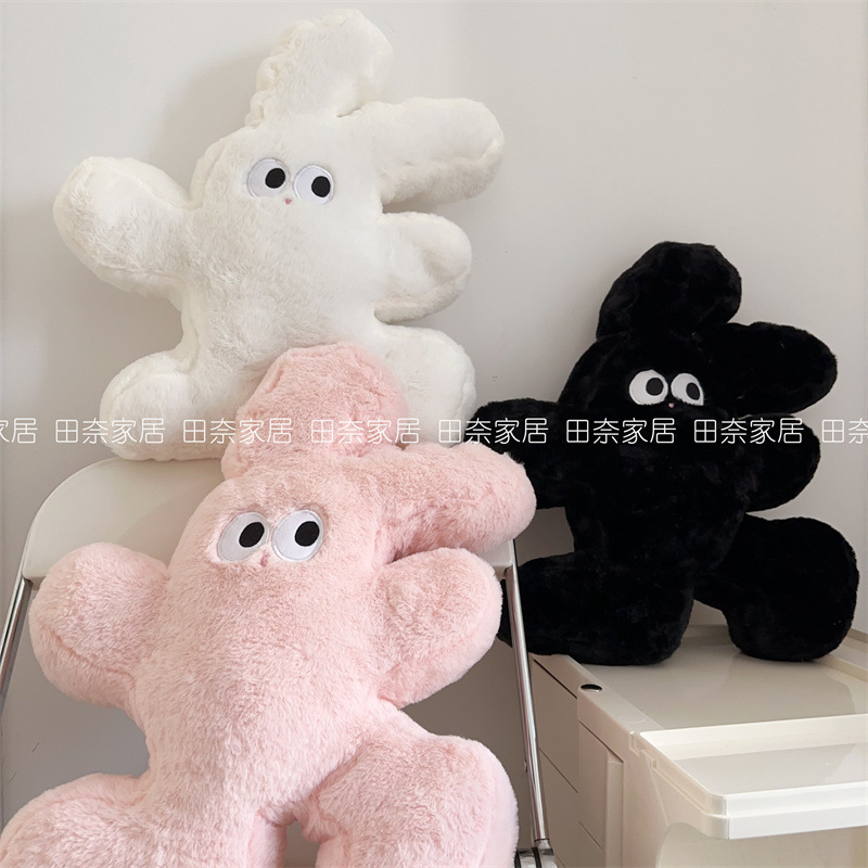[Fast Shipping][Hot selling in China]ins Cartoon Rabbit Pillow Nordic Style Sofa Cushion Office Chair Lumbar Pillow Soft Sleeping Pillow