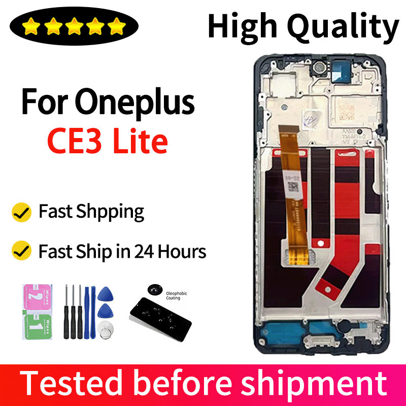 HOT IPS 6.52| For OnePlus Nord N100 LCD Display Screen Touch Panel Digitizer Replacement Parts For 1+ N100 BE2013, BE2015 LCD