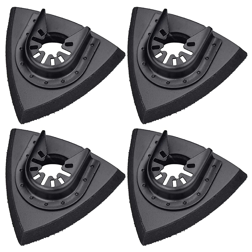 NAMUNY 4Pcs Sanding Pads 80 mm for Attaching Pads, Multi-Tool Blades Oscillating Multi Tool Accessories for Mikita