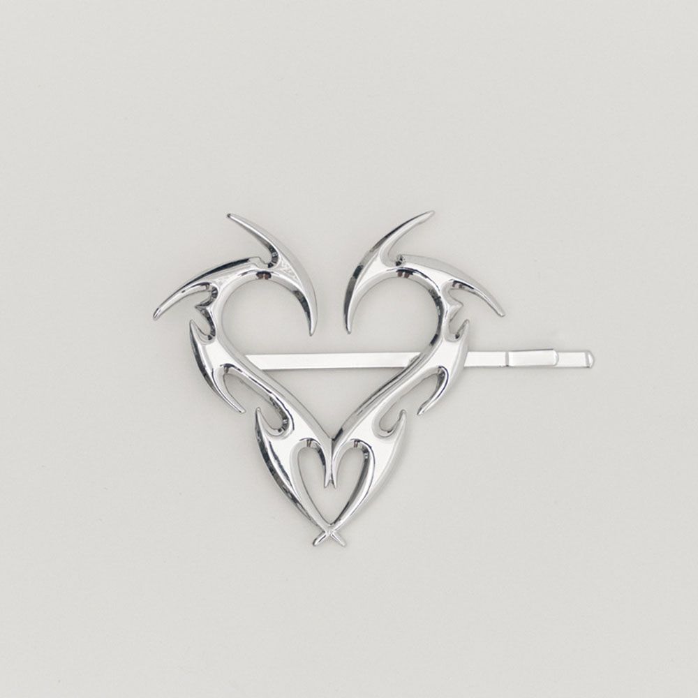 Shiny Head Jewelry Hair Accessories Barrettes Love Heart Hairpins Hair Clip