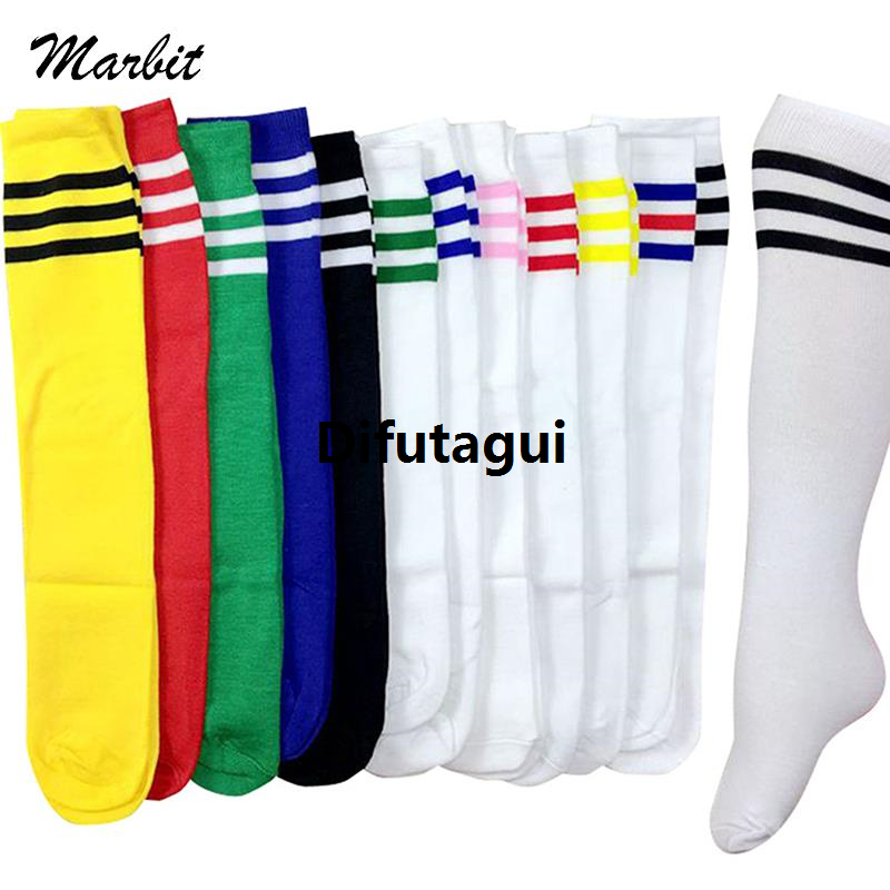 Difutagui 1Pair Soccer Baseball Ankle Adults Children Socks Football Sports Portable Socks Long Knee Cotton Spandex Kids Legging Stockings