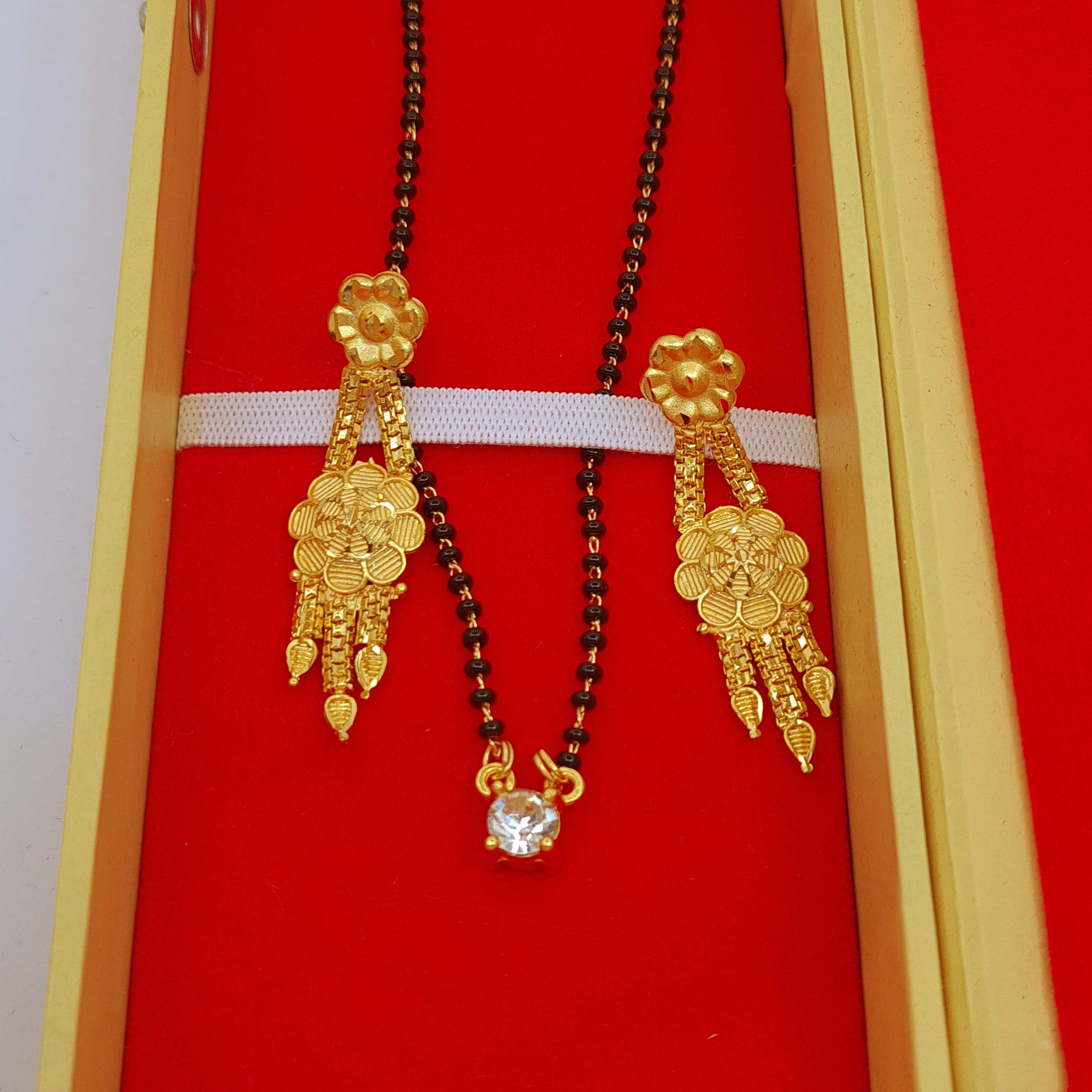 Muga Top Gold Plated One Pair Earring For Women