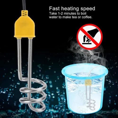 MRR Smart Choice Premium Electric Water Heating Rod | Instant Water Heater | High-Power Immersion Rod with Auto Temperature Control & Waterproof Design for Bucket, Basin & Home Use