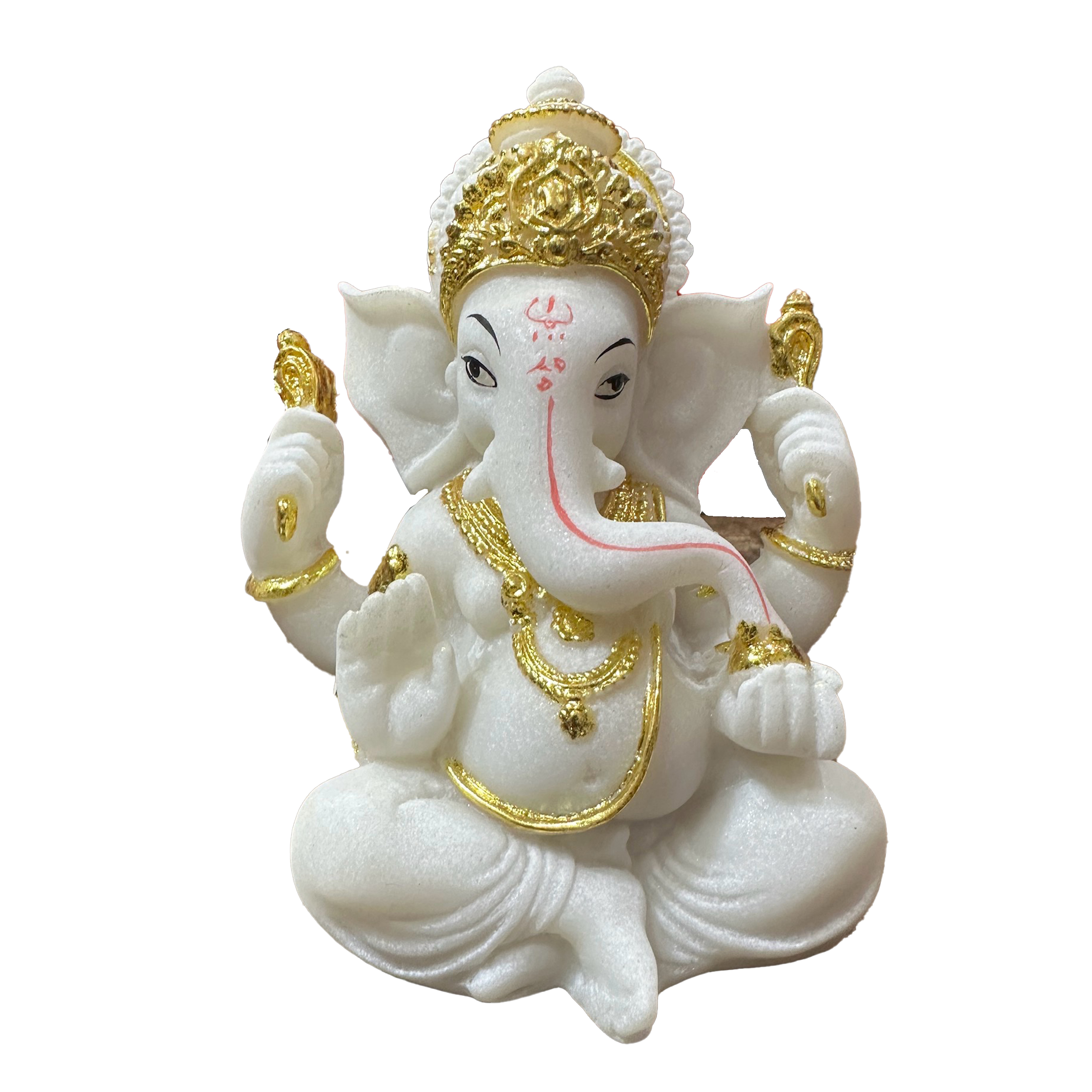 Ganesh Statue God Ganesha Idol for Pooja Showpiece Gift Murti Size 6 inch
