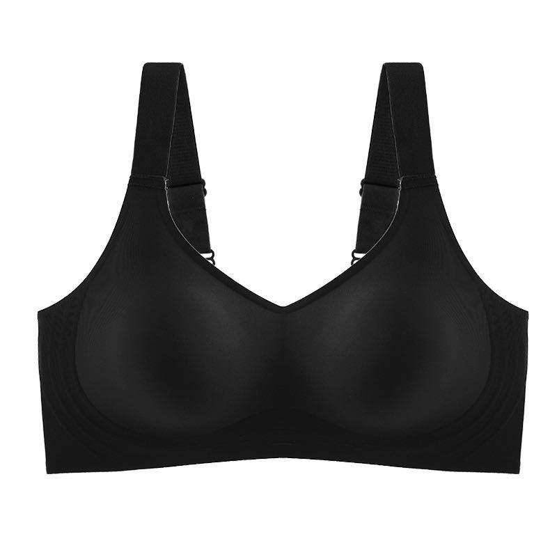 ( BLACK/M ) Seamless Bra Comfort Lingerie Women Sports Padded Tops Saxy Wireless Underwear Soft Bralette Support Bra Thin Intimates Bles Online DZ-3A-26