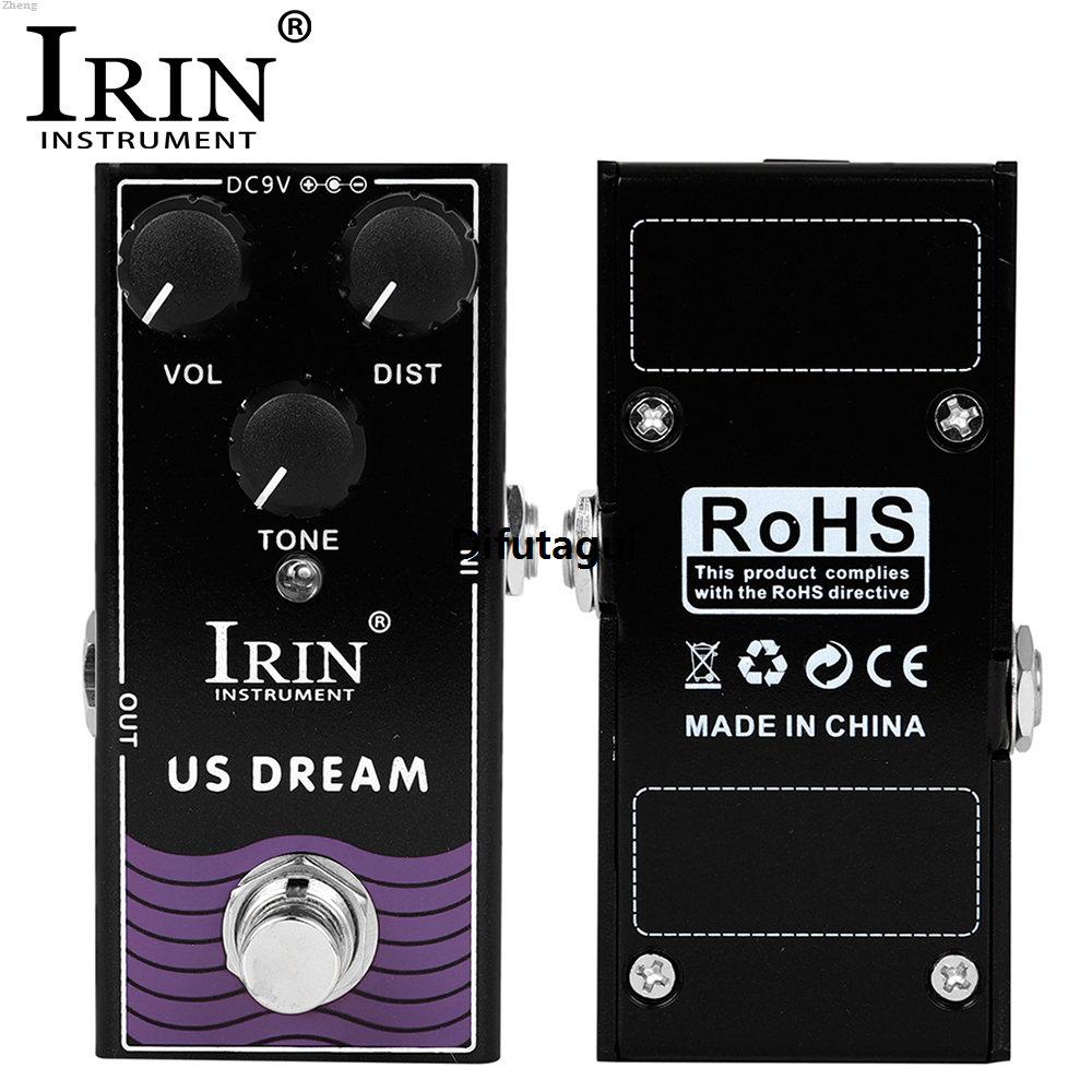 Difutagui Zheng Pedal Guitar Analog Amp Valve Effect Distortion High Gain 【2025 Luxury Version】 DREAMUS04－RFIRIN Distortion Guitar Effect Pedal Driver
