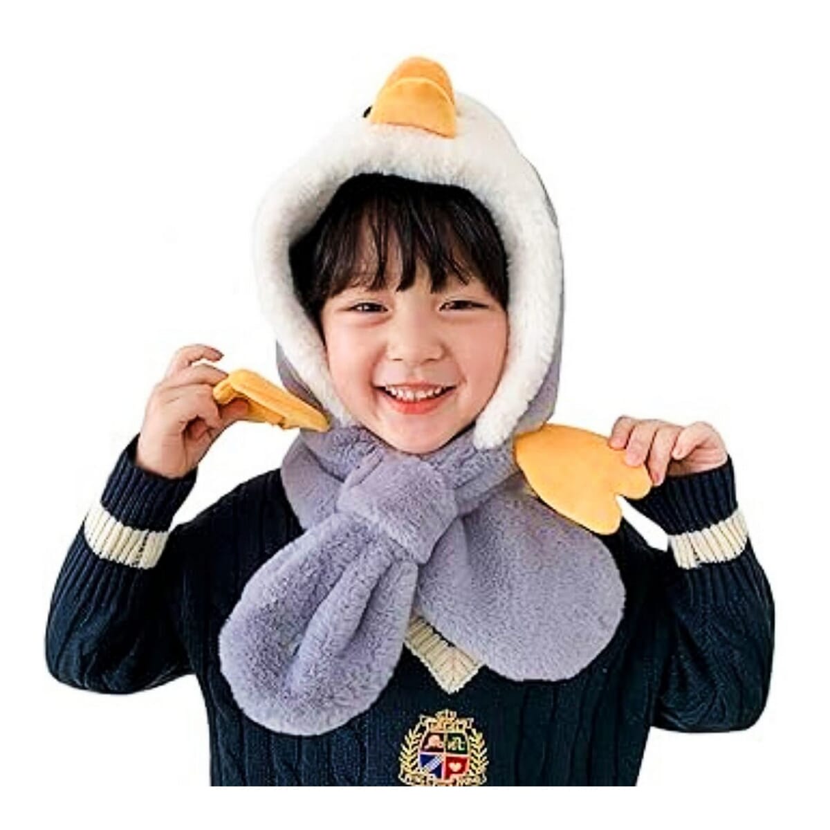 Baby Winter Hooded Scarf For Girls and Boys