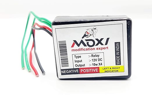 MOXI Waterproof Universal 16 Mode Motorbike Hazard Flasher(All universal bike)