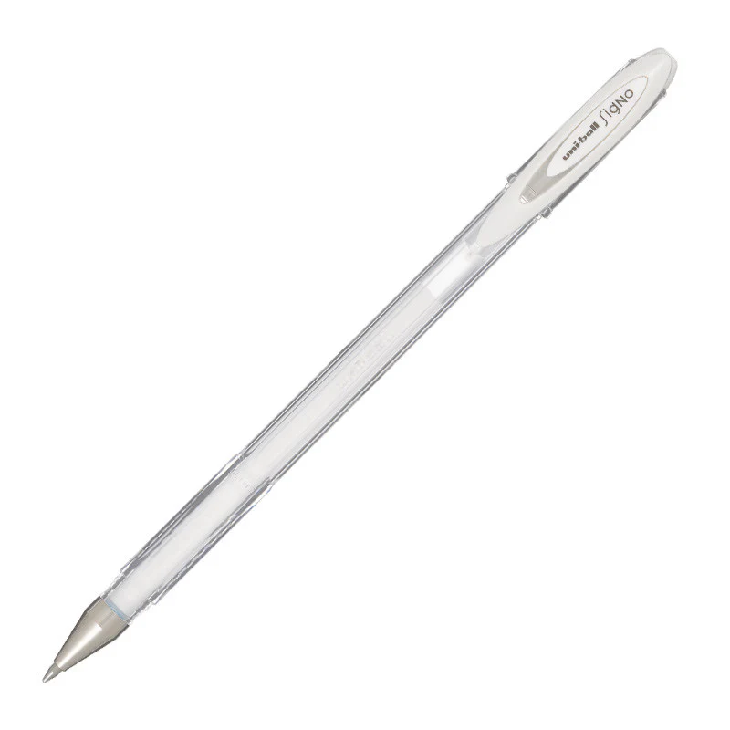 Uni-Ball Signo Angelic UM-120AC Gel Ink Pen 0.7 mm, White Ink