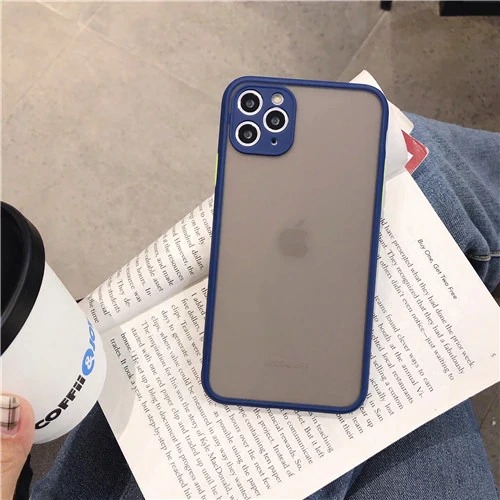 Apple iPhone 12 Pro Max Translucent(Bump) Matte Cover Shockproof and Anti-Drop Protection Back Case Cover With Camera Protection.