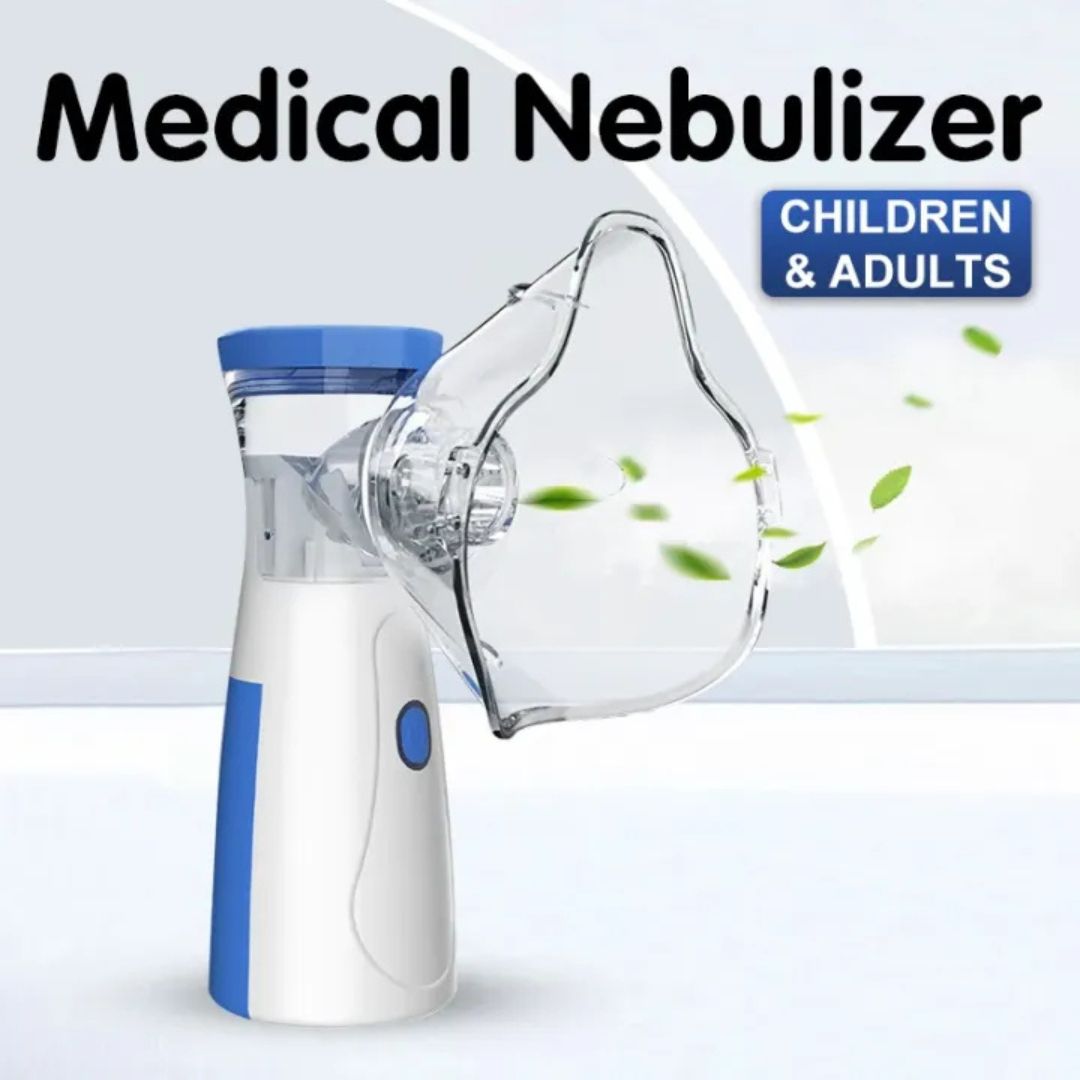 Mini Handheld Asthma Inhaler Nebulizer - Portable Relief for Kids & Adults