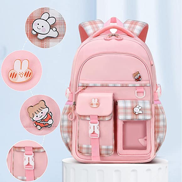 Beautiful Girls School Backpack Lightweight Student Backpack, Multi-Pocket School Bag, Casual Travel Daypack School Bags For Teen Girl Children