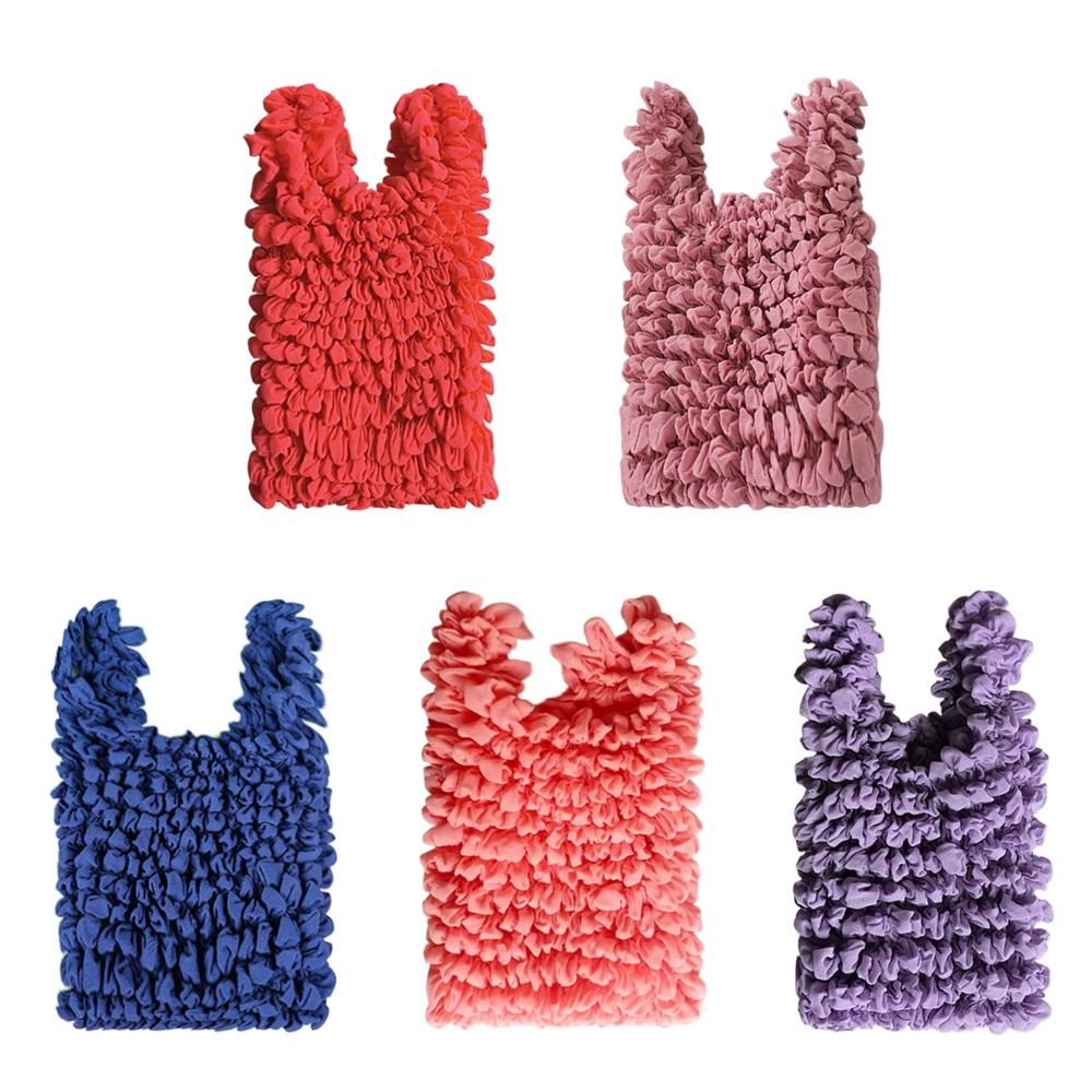 Multi Purpose Fold Stretch Bag Flexible Elastic Elastic Bag Bubble Handbag School