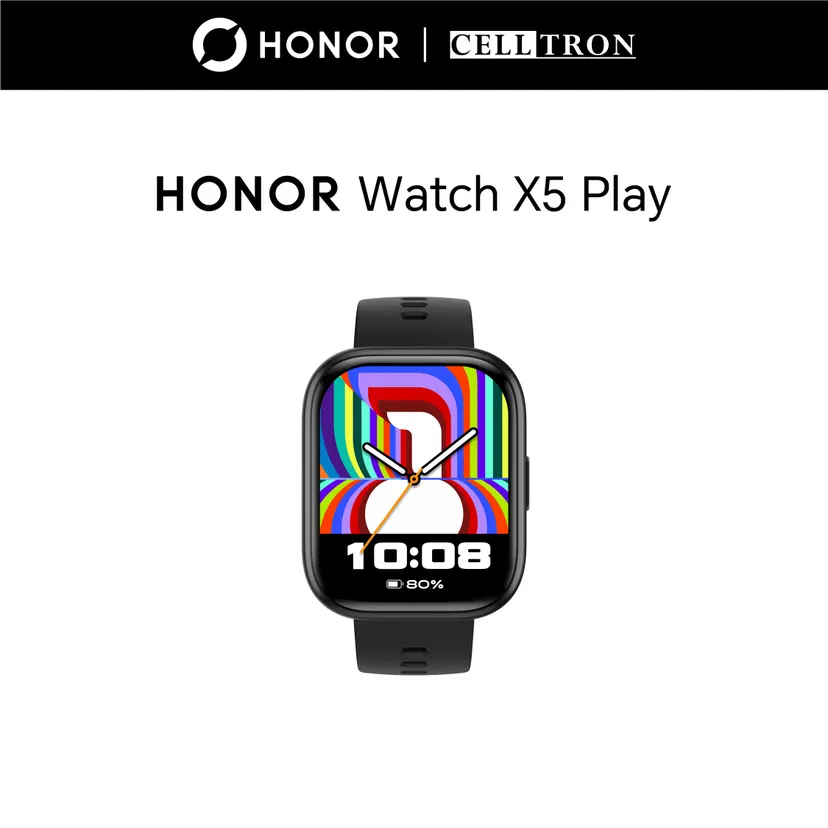 HONOR Watch X5 Play | 109 Sport Logs | 24/7 Heart Rate Monitoring | 18-day Battery Life | 2.01" Thin Bezel Screen