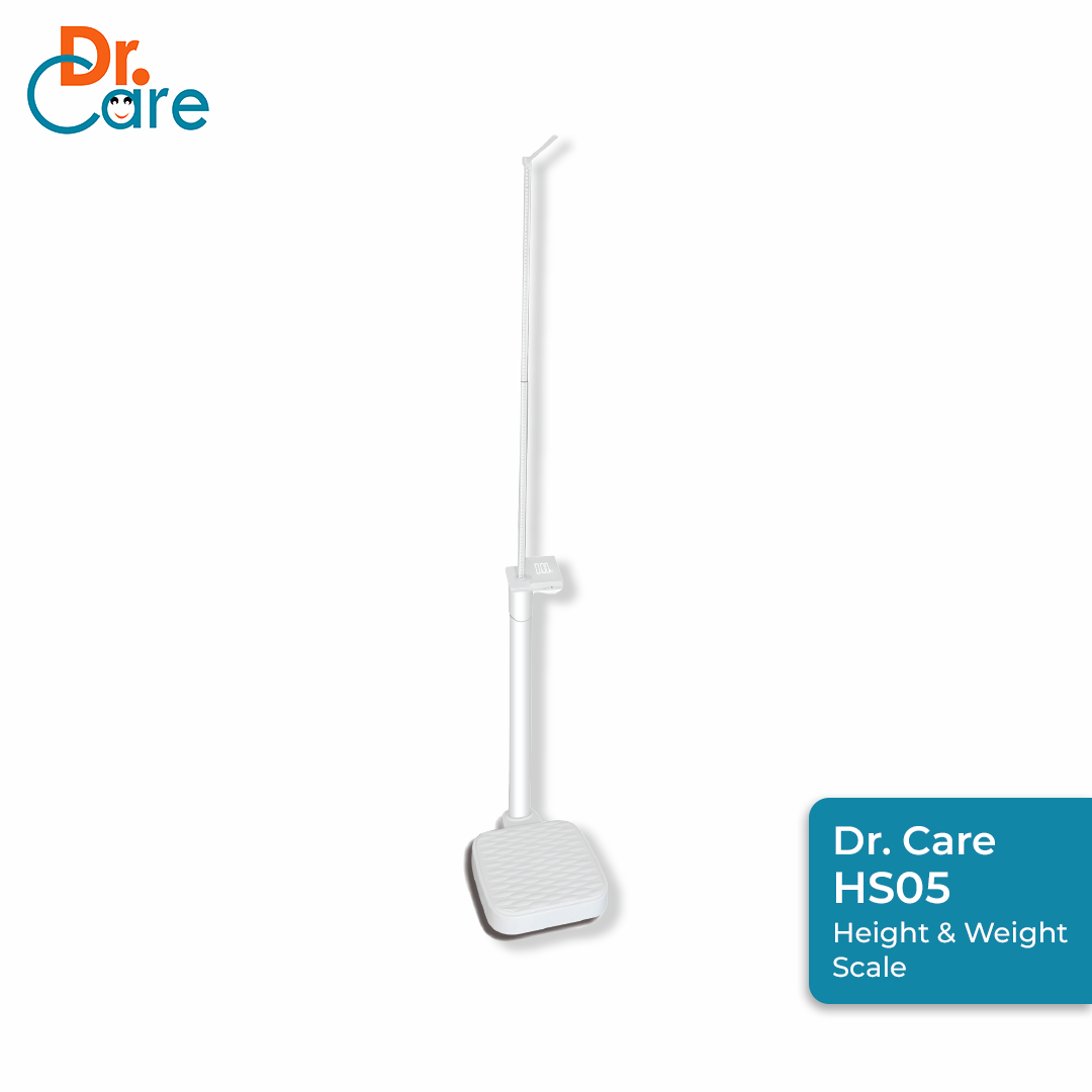 Dr. Care Digital Height & Weight Scale | High-Precision Electronic BMI Machine with Digital Display | 199.50 kg Capacity | Ideal for Clinics, Gyms, Schools & Home Use (Model: HS05)