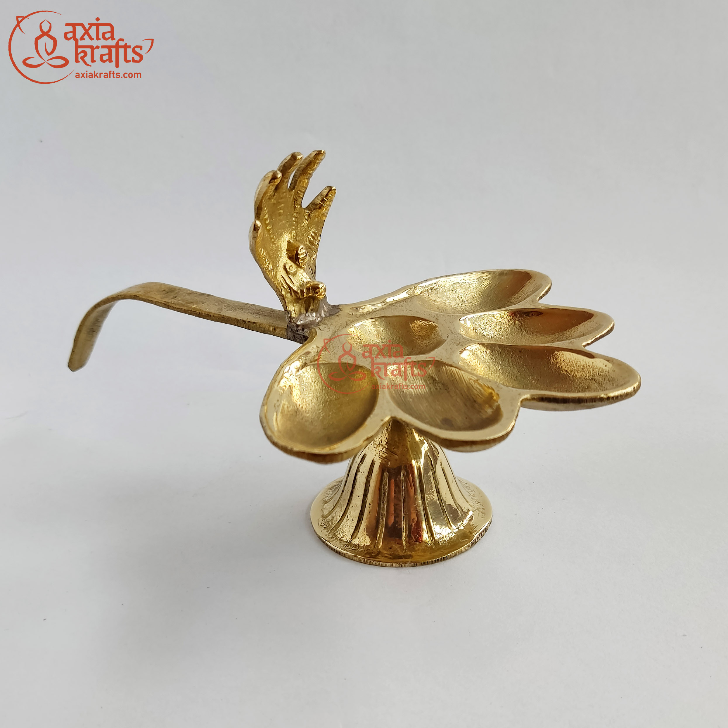 Axia Krafts Brass Aarati With Handel | Lamp