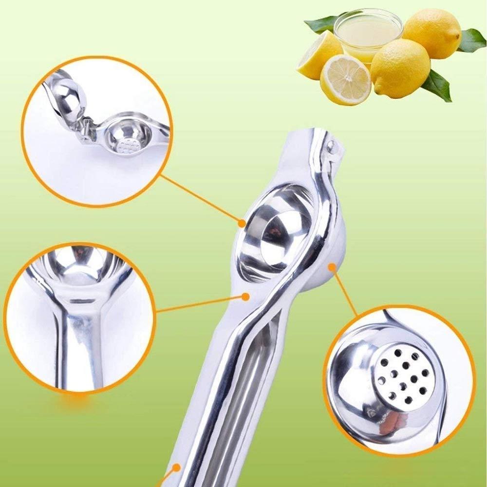 New Heavy Stainless Steel Manual Press Lemon Squeezer, Bottle Opener